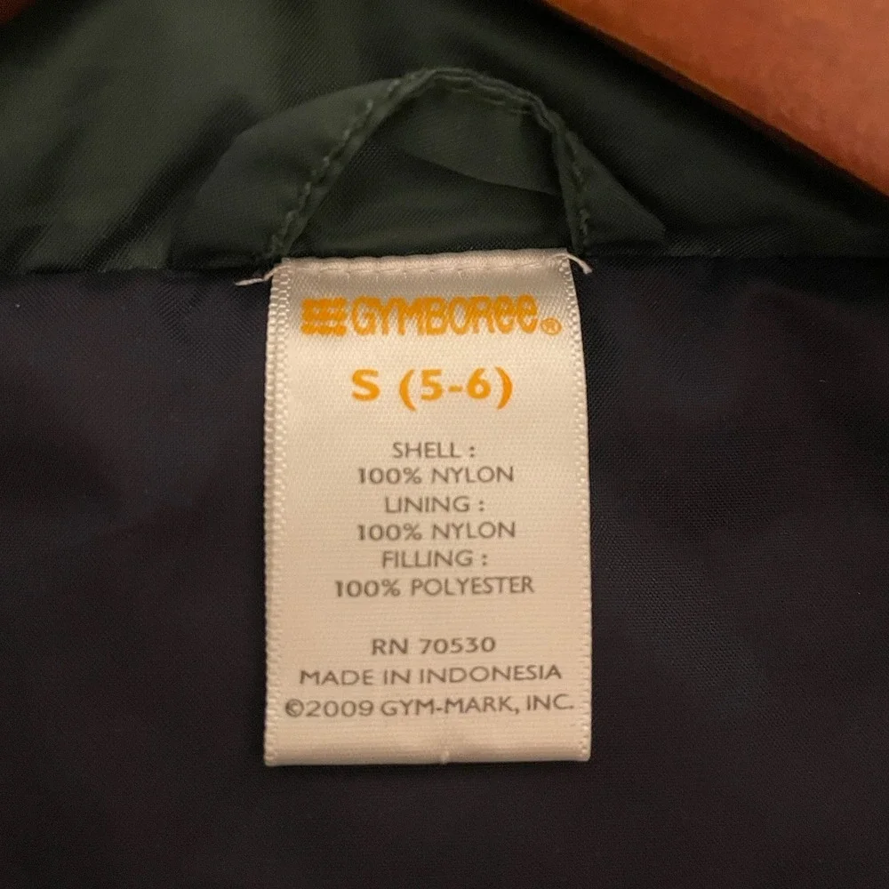 Gymboree Boys Blue & Gray Puffer Vest Size Small‎ 5-6 Spring